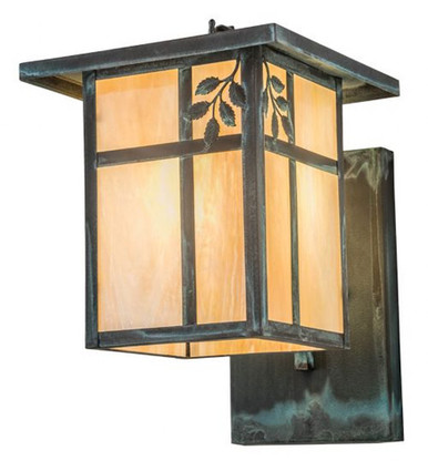 Hyde Park Sprig 1 Light Wall Sconce 13.5 x 9 Inches by Meyda Tiffany - 53703