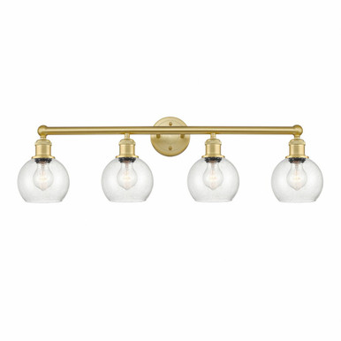 Athens 4 Light Industrial Vanity Light 33 Inch Wide by Innovations - 616-4W-A