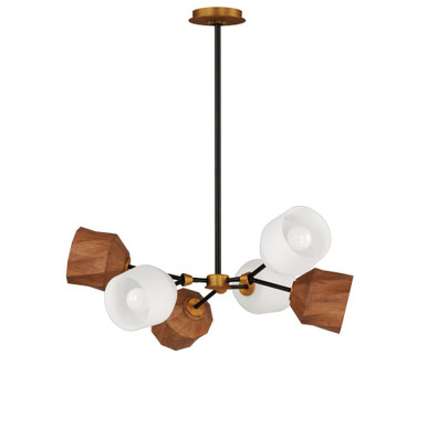 Akimbo 26W 6 LED Light Oversized Pendant by Maxim - 28276DBZAB