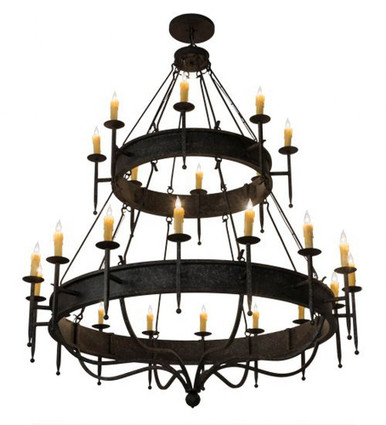 Marta 24 Light 2 Tier Chandelier 93 x 72 Inches Wide by Meyda Tiffany - 182268