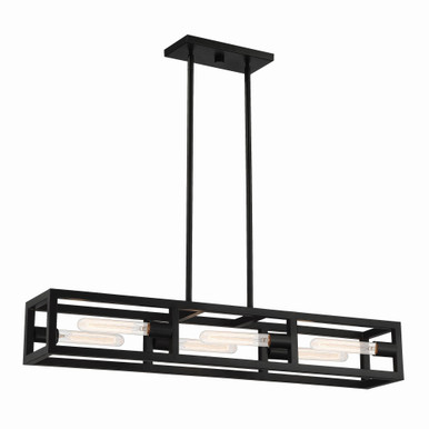 Urban Oasis 6 Light Oversized Island Pendant by Designers Fountain - d224m-is-mb