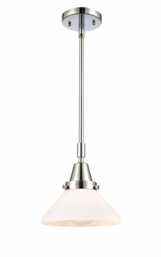 Caden 1 Light Small Stem Hung Cone Pendant 9.13 Inch Tall by Innovations - 447-1S-G447