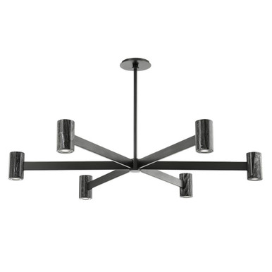 Predock 6 Light Oversized Chandelier by Hudson Valley - 9145-BBR