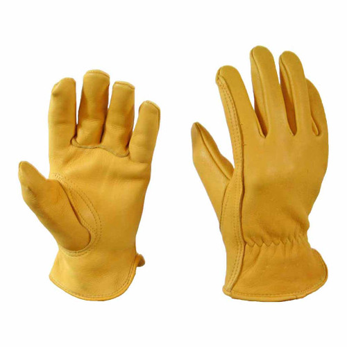 Natural Tan Deerskin Driver Glove with Thinsulate Lining