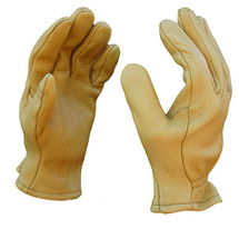 Golden Buckskin
Heavy duty deerskin gloves...