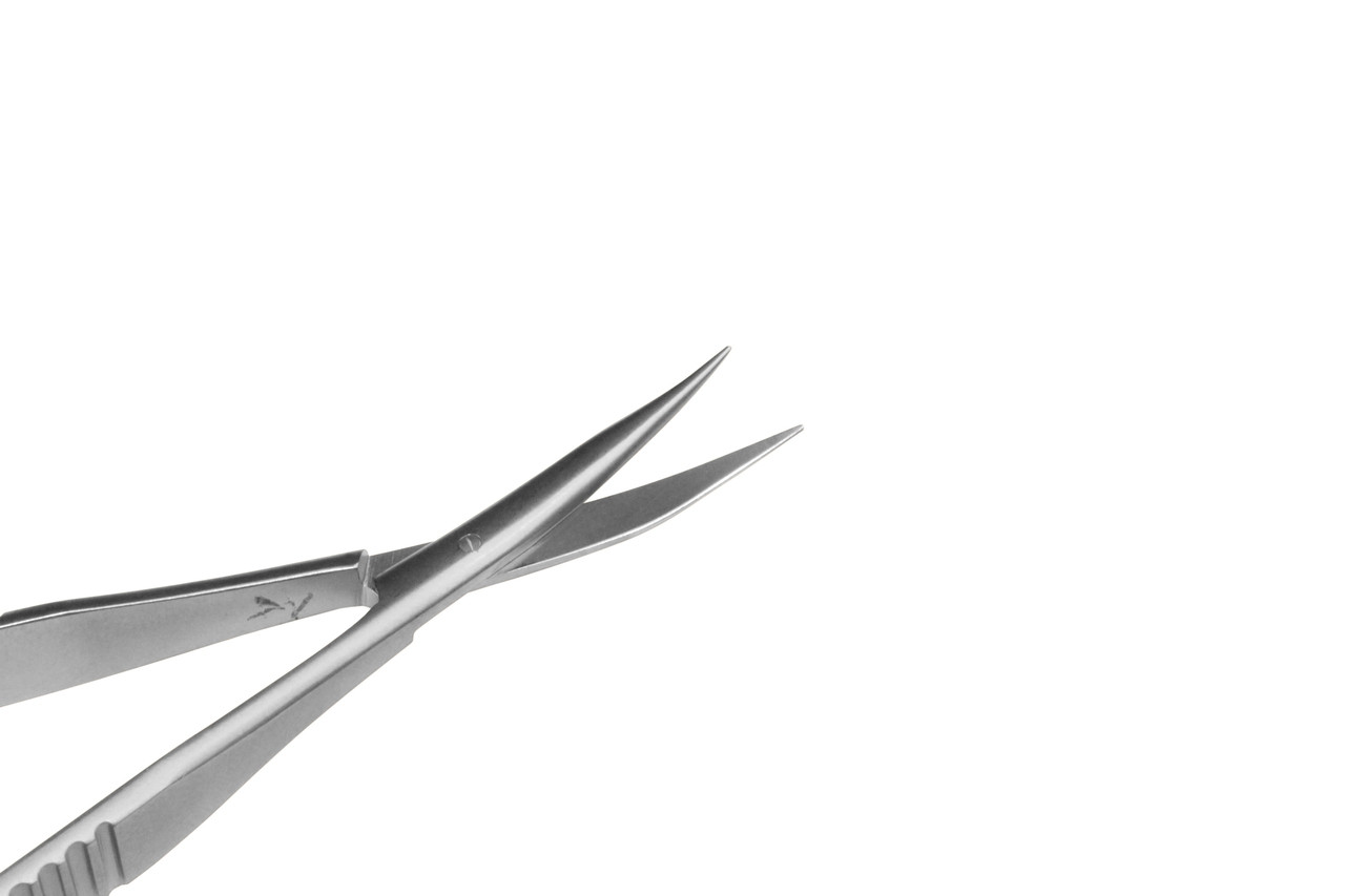 KONWEDA Ostomy Scissors Curved Blunt Tips, Small Scissors for