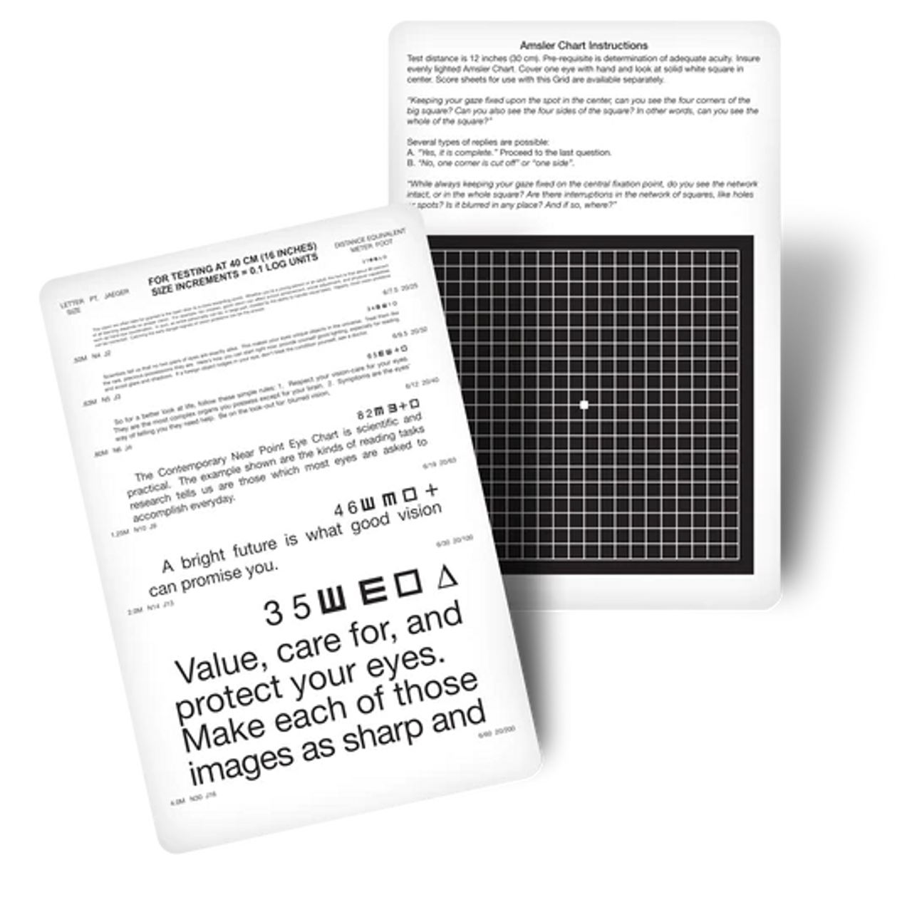 Amsler Grid Chart & Example