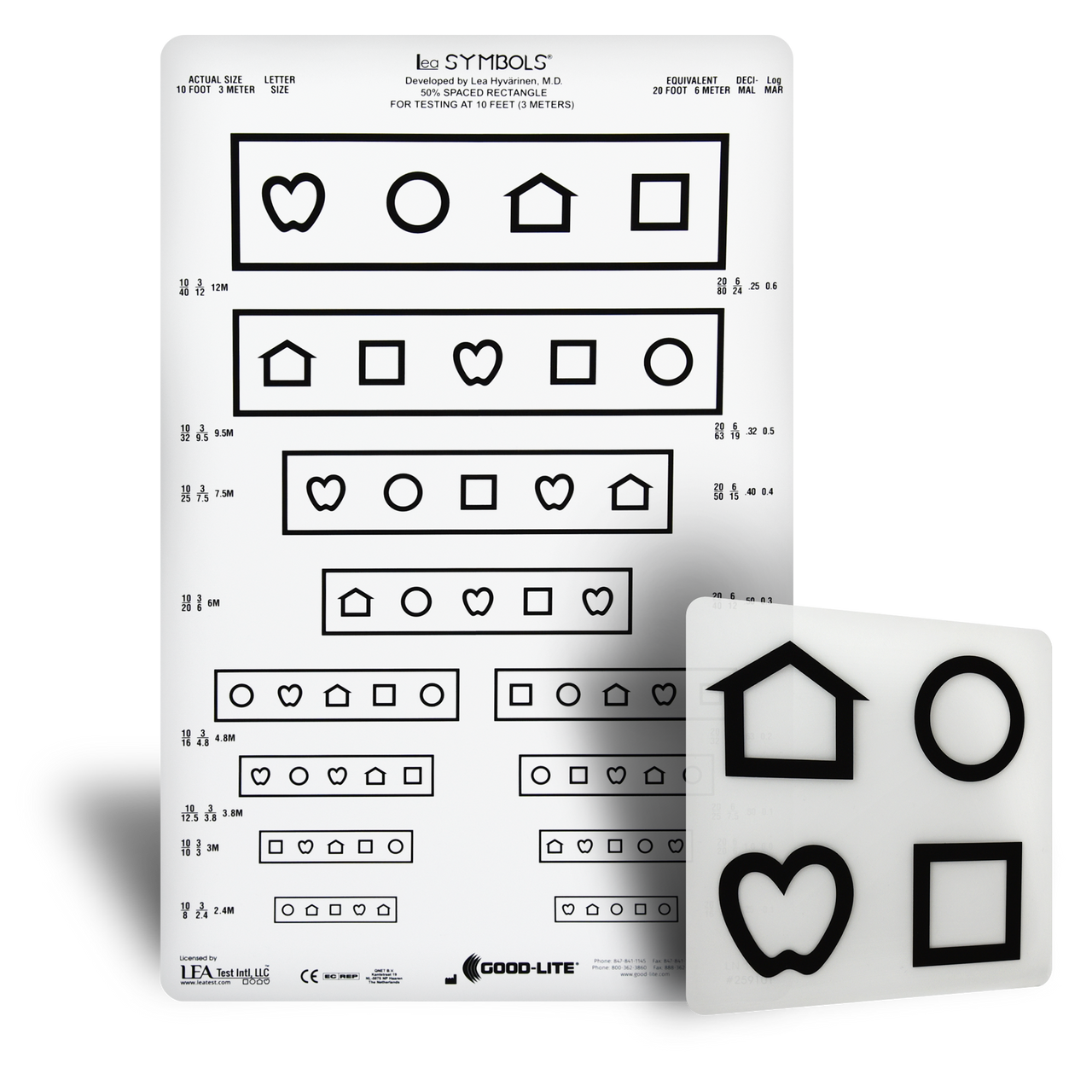 LEA SYMBOLS® Translucent Chart MASS accuspire