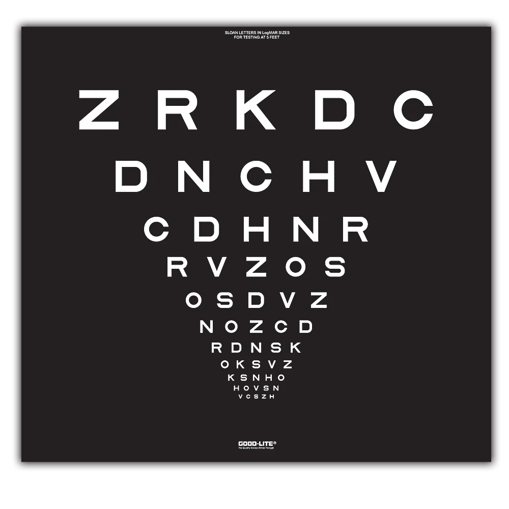 Sloan Letter Macula Chart/ZRKDC accuspire