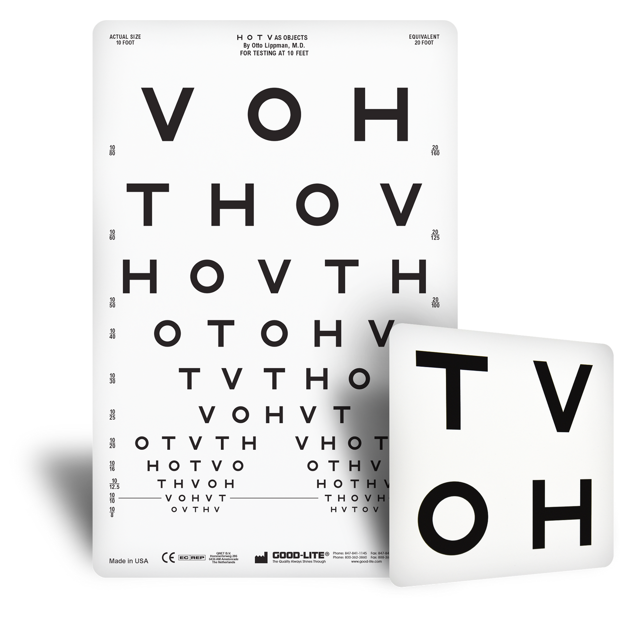 Buy Illuminated Snellen Eye Chart 10 ft. Visual Testing