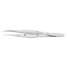 Jaffe Tying Forceps, Tying Platform 0.3mm Tip, Curved - S5-1625

