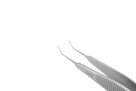 McPHERSON Suture forceps, angled, Plain Tip