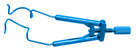 Lieberman Temporal Speculum, Rounded V Blades, Titanium
