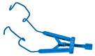 Lieberman Temporal Speculum, Rounded V Blades, Titanium