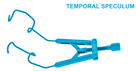 Lieberman Temporal Speculum, Rounded V Blades