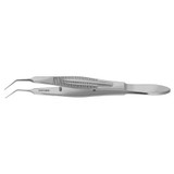 Hoffer-McPherson Corneal Forceps Angled Jaws 11mm Extra Delicate 1x2 Teeth, 0.12mm - S5-1215
