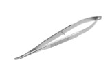 Castroveijo Needle Holder, Curved w/o Lock Std. Jaws