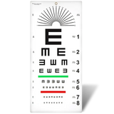 Distance Tumbling E chart 20 Ft. (6M) & Astigmatic Dial Chart