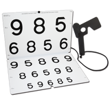 LEA NUMBERS® Low Vision Chart (1 Meter)