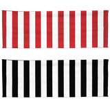 GL OKN Banner Red & White 1.5" Stripes