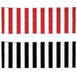 GL OKN Banner, Black and White 1.5" Stripes