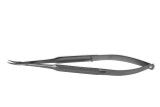 Barraquer Needle Holder Curved Jaws w/o Lock 14cm Long