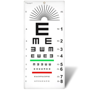 Eye Chart - 8.5 x 5.5, Amsler Grid Recording Pad