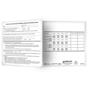 Amsler Grid Testing Sheets, 50 sheets/pkg (Red/Black) - accuspire