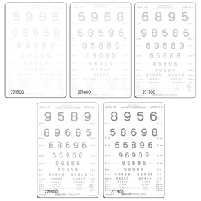 LEA Numbers Translucent 10' Eye Chart