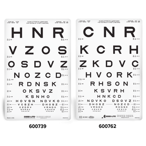 Good-Lite - 600727 - Distance Vision Eye Chart 20 Foot Snellen Good-Lite 600727