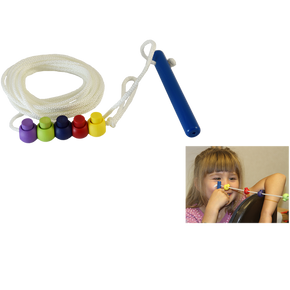 Brock String, 6ft (2m) 5 Cord Lock Beads Brock String, 6ft (2m) 5 Cord Lock Beads