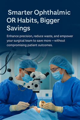 3 Smart Habits to Lower Ophthalmic OR Costs This Month