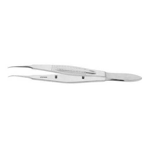 Harms Tying Forceps, W/Platform 4.5mm, 0.5mm Wide At Tips, Curved - S5-1615

