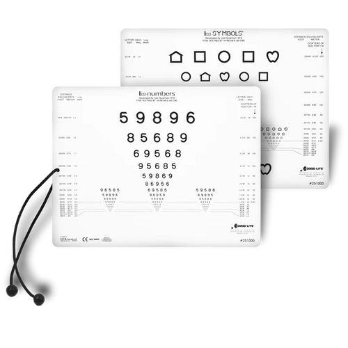 LEA SYMBOLS®/LEA NUMBERS® Combined Near Card