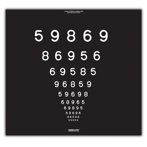 LEA NUMBERS® Macula Chart