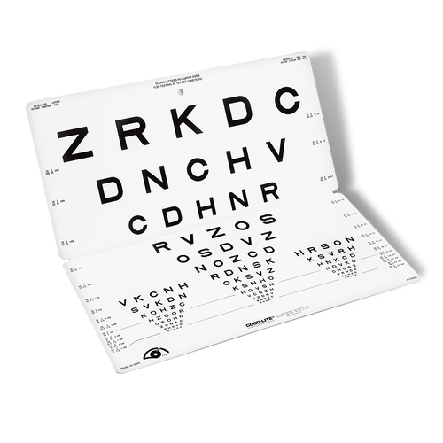 Sloan Letter ETDRS Folding Eye Chart 