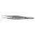 Castroviejo Suturing Forceps W/Platform Straight, 1x2 Teeth, 0.12mm - S5-1560

