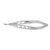 Troutman - Castroviejo Scissors W/Stop Small Blades, Right - S7-1185
