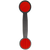 GL Double Ended Red Maddox, Lines at 45 Degree and Vertical to Center