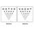 HOTV ETDRS Chart for 13 feet (4 meters)