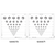 8 Position Landolt "C" Chart for 13 feet (4 meters)