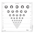 Landolt "C" ETDRS Chart for 13 feet (4 meters) Scrambled