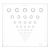 2.5% Landolt "C" Chart for 13 feet (4 meters) Scrambled