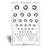 8 Position Landolt “C” Chart for 10 feet (3 meters)