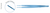 GERALD DEBAKEY Forceps: Straight 1 mm tips, Flat Handle – 6” (15 cm)