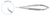 POTTS - DeMartel Scissors :45° Angled TC Micro fine blades - 7” (18 cm)