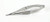 Vannas Curved Capsulotomy Scissors, Serrated Handle Sharp Tips (242-404-141) MSI Precision