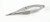 Vannas Straight Capsulotomy Scissors, Serrated Handle With Polished Finish, 6mm Blades, Sharp Pointed Tips, 8mm Mid Screw To Tip, And Overall Length Of 3 1/4" (84mm)