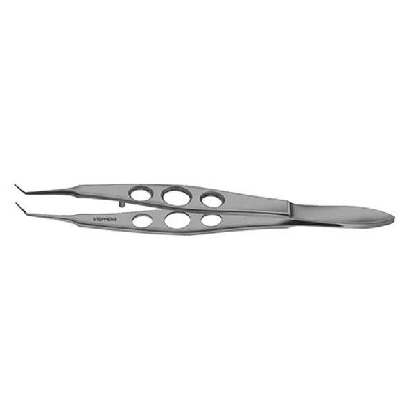 McPherson Tying Forceps W/Platform, Angled - S5-1655

