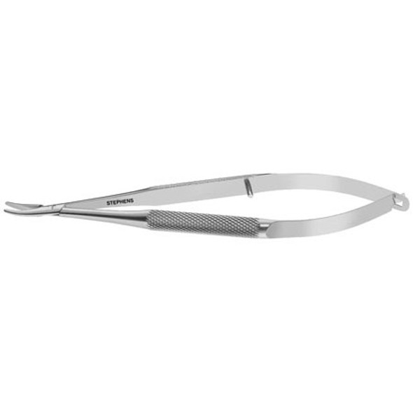 Barraquer Needle Holder, Heavy Jaws, Curved W/O Lock - S6-1009
 Barraquer Needle Holder, Heavy Jaws, Curved W/O Lock - S6-1009